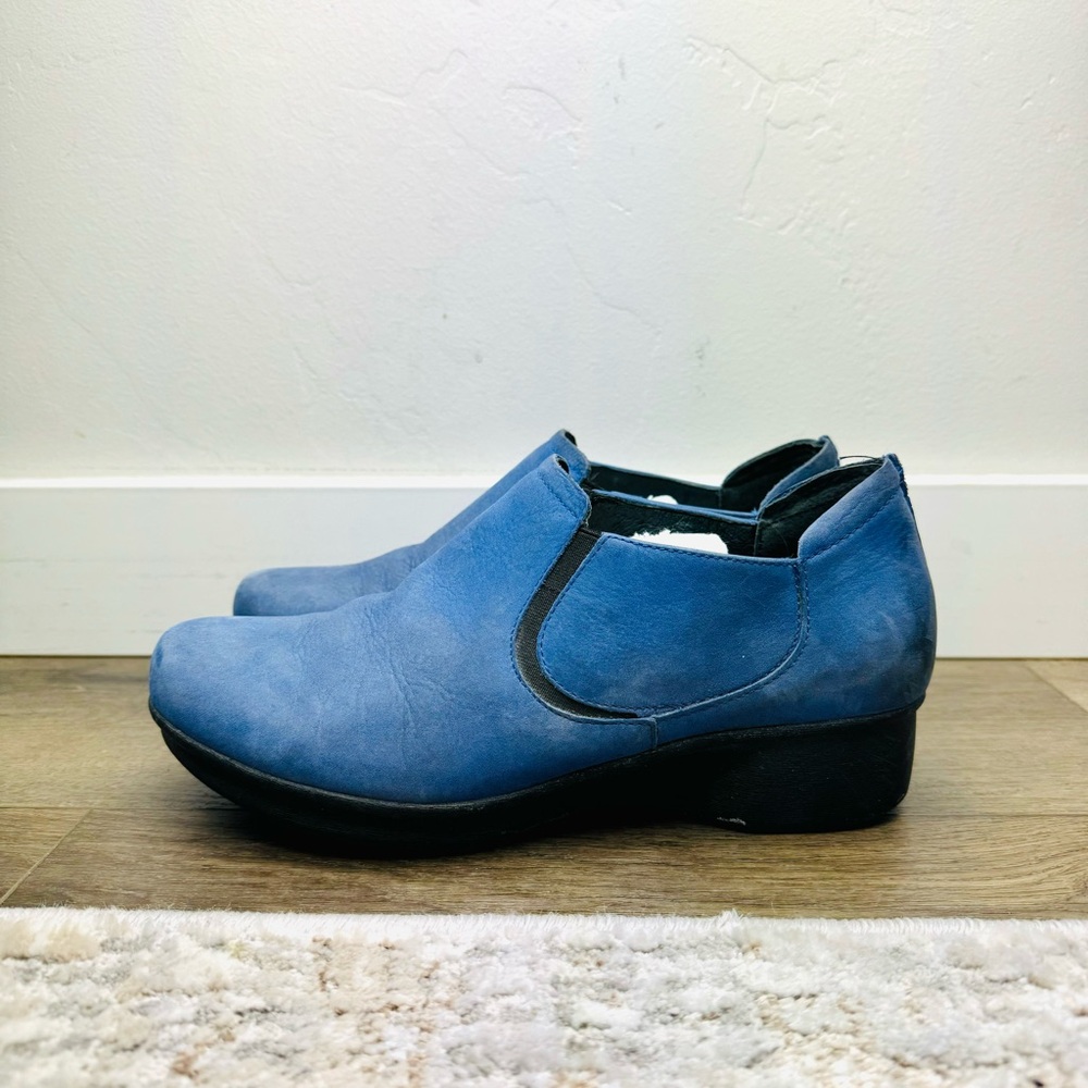 DANSKO Nantucket blue Leather Slip-on clogs woman’s 40